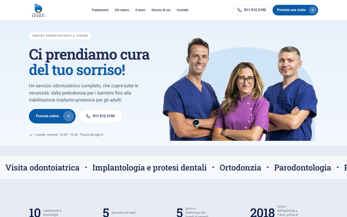 Il nuovo sito