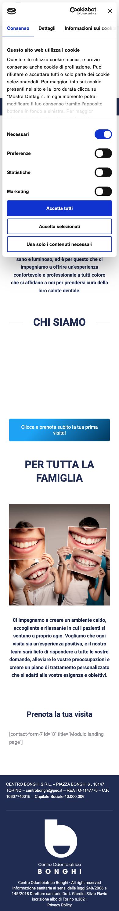 Il sito di oggi su smartphone