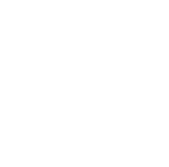 Il logo in bianco su fondo scuro